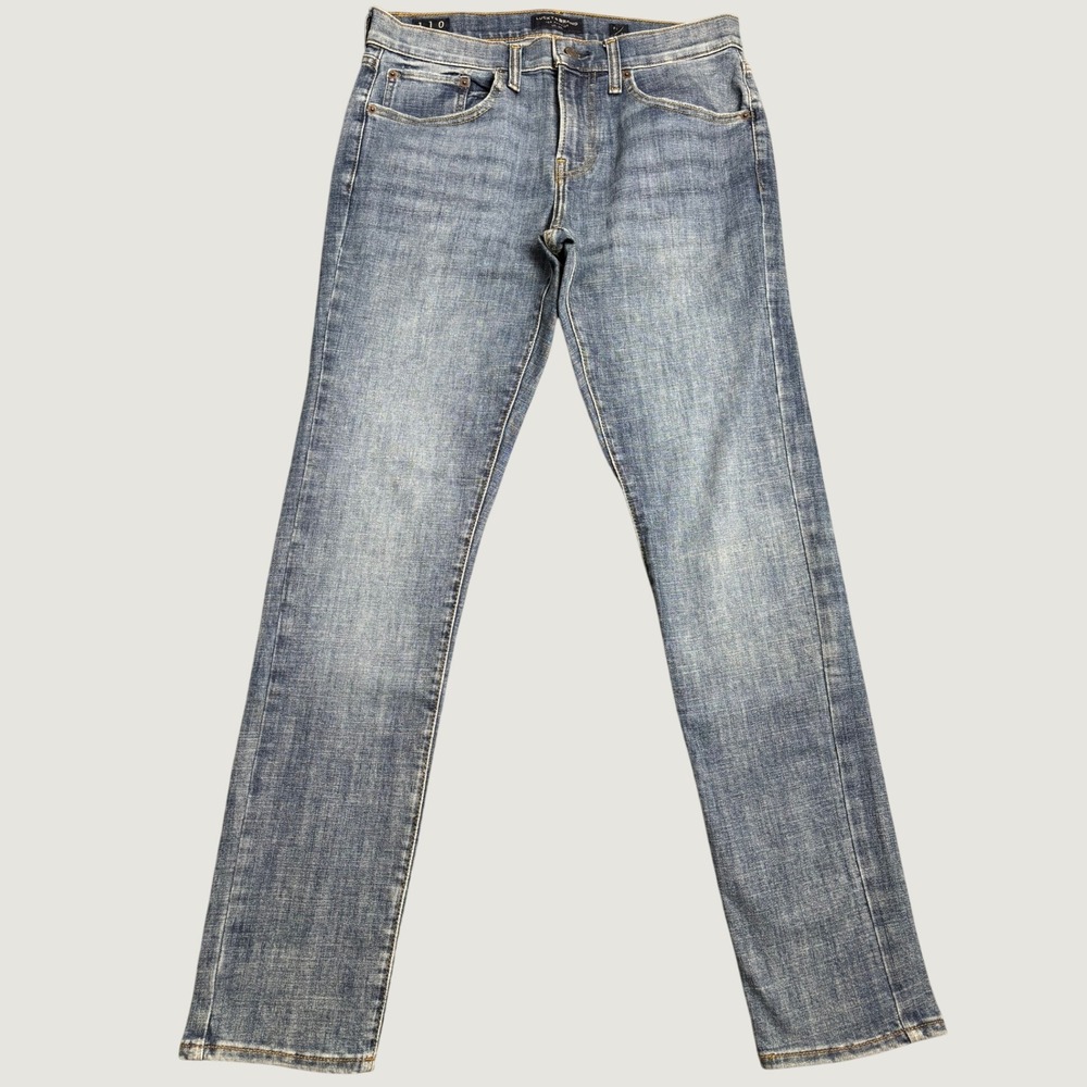 Lucky Brand 110 Slim Jeans Mens 31x32 Blue Denim Medium Wash Casual Classic